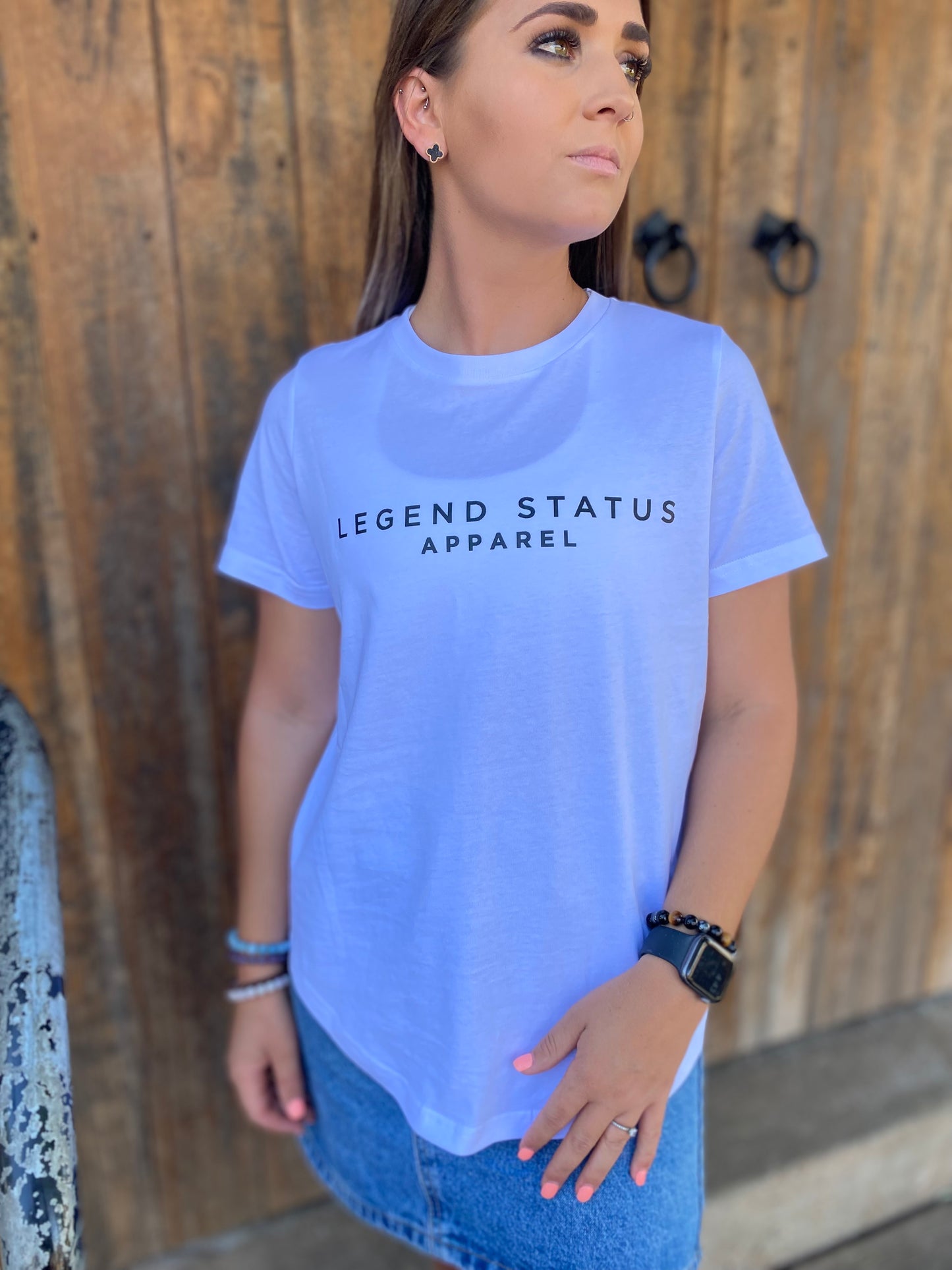 White Everyday legend Tee- Ladies